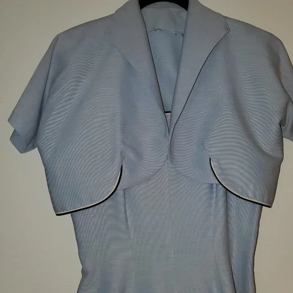 NO LONGER AVAILABLE - TRUE VINTAGE 1950'S DRESS WITH BOLERO JACKET - Picture 2 of 3